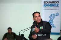 20240310. Tuxtla. Eduardo Ramírez, recibe nombramiento de Chiapas Unido consolidando la coalición de partidos políticos que respaldan la continuidad de la 4T