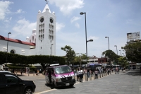 20250715. Tuxtla. Estudiantes de la Normal Rural Mactumatza continúan la jornada de protesta en la capital del estado de Chiapas.