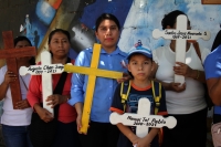 #Religión / El encuentro de Obispos de la Frontera México-Guatemala encuentra a los prelados de San Cristóbal de las Casas, Tuxtla Gutiérrez, San Marcos y del Peten en el lugar donde fallecieran 56 migrantes en un accidente de tránsito en el año 2021