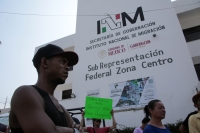 20250507. Tuxtla. Venezolanos vinieron engañados y piden al Presidente Maduro que vengan a buscarlos a Chiapas