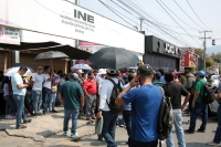 20240516. Tuxtla. Maestros de la CNTE toman esta mañana las instalaciones del INE en la colonia Moctezuma 20240516. Tuxtla. Maestros de la CNTE toman esta mañana las instalaciones del INE en la colonia Moctezuma