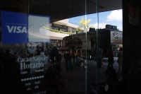 20260617. Tuxtla. El movimiento magisterial al tomar algunas plazas comerciales de la ciudad