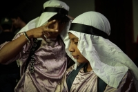 20250112. Chiapa de Corzo. La Chuntá sale vestida de noche para celebrar la Fiesta Grande de Enero.