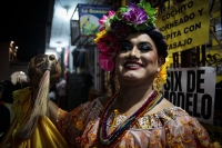 20250112. Chiapa de Corzo. La Chuntá sale vestida de noche para celebrar la Fiesta Grande de Enero.