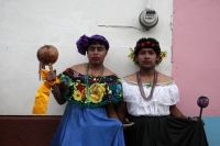 20250108. Chiapa de Corzo. Durante el Anuncio de Las Chunta, los danzantes recorren las calles de la población de la ribera del Río Grande
