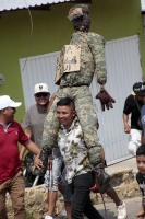 20260404. Berriozábal. La Monta y quema de los judíos este Sábado de Gloria en el Barrio El Mirador.