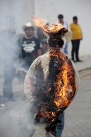 20260404. Berriozábal. La Monta y quema de los judíos este Sábado de Gloria en el Barrio El Mirador.