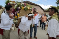 20261014. Tuxtla. inicio el recorrido de La Bajada De Las Vírgenes de Copoya durante las celebraciones de la Virgen del Rosario.