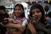 20250814. Tuxtla. Familias esperan la bendición de las mascotas durante las celebraciones patronales del Barrio de San Roque.