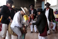 20260503. Tuxtla. Las imágenes de La Danza Zoque correspondiente a la celebración tradicional zoque en las festividades patronales de La Santa Cruz.