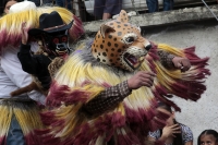 20260228. San Fernando. Zoque Blanco, la danza del tigre y El Monito se realiza dos semanas después del Carnaval Zoque sin Las Plebes.
