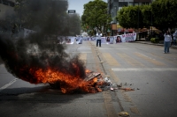 Madres Víctimas de Feminicidio y Desaparecidas realizan protestas este Día de Las Madres en la capital del estado de Chiapas.