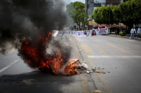 Madres Víctimas de Feminicidio y Desaparecidas realizan protestas este Día de Las Madres en la capital del estado de Chiapas.