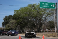 20240325. Chiapas. Intensa persecución y balacera entre grupos armados en la carretera las ciudades de Berriozábal y Ocozocoautla esta madrugada