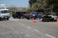 20240325. Chiapas. Intensa persecución y balacera entre grupos armados en la carretera las ciudades de Berriozábal y Ocozocoautla esta madrugada