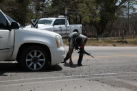 20240325. Chiapas. Intensa persecución y balacera entre grupos armados en la carretera las ciudades de Berriozábal y Ocozocoautla esta madrugada