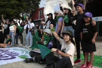 20250928. Tuxtla. Durante la marcha del #29, la Acción Global por el Aborto en Chiapas. 20250928. Tuxtla. Durante la marcha del #29, la Acción Global por el Aborto en Chiapas.
