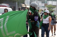 20250928. Tuxtla. Durante la marcha del #29, la Acción Global por el Aborto en Chiapas. 20250928. Tuxtla. Durante la marcha del #29, la Acción Global por el Aborto en Chiapas.
