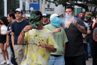 20240420. Tuxtla. Esta tarde, jóvenes consumidores realizan la Marcha Cannabica 2024 en la capital del estado de Chiapas.