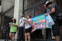 20240420. Tuxtla. Esta tarde, jóvenes consumidores realizan la Marcha Cannabica 2024 en la capital del estado de Chiapas.