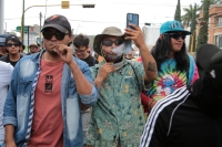 20240420. Tuxtla. Esta tarde, jóvenes consumidores realizan la Marcha Cannabica 2024 en la capital del estado de Chiapas.