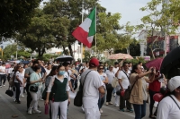 Trabajadores de IMSS de Chiapas marchan esta tarde en apoyo al movimiento nacional y anuncian nuevas movilizaciones.