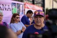 20260728. Tuxtla. La Asociación Karla Velazco inicia esta mañana la búsqueda y pega de fichas de desaparecidos en la capital del estado de Chiapas.