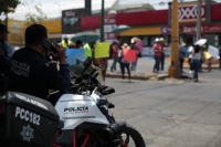 2026048. Tuxtla. Padres de familia de un centro educativo pre-escolar se manifiestan esta mañana en el oriente-sur de Tuxtla Gutiérrez.