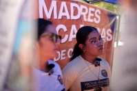 2060719. Tuxtla. Las Madres Buscadoras de Chiapas colocan un Buzón de Paz para pedir ayuda para encontrar a sus familiares en la Iglesia de Juan Bautista.