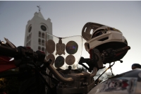 20250124. Tuxtla. Motociclistas de Chiapas se une en esta protesta en contra de la llamada Ley Chaleco que pretende recular el registro visible de los automotores.