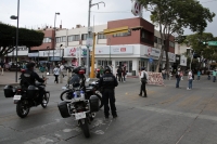2026026. Tuxtla. Estudiantes egresados de la Escuelas Normales de Chiapas se manifiestan este medio día en la capital del estado de nuestro estado para exigir plazas de trabajo.