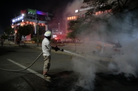 20251106. Tuxtla. Las Madres en Resistencia levantan el plantón sostenido desde hace un mes en el Libramiento Norte de la ciudad.