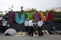 20251115. Tuxtla. La Marcha del Sombrero o Generación Z este medio día desde el parque Morelos-Bicentenario al Congreso de Chiapas.