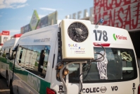 20260624. Tuxtla. Transportistas se plantan en la entrada de la ciudad cancelado el bloqueo programado para este día.