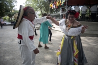 20240912. Tuxtla. Durante las celebraciones de los 31 años de la Creación del Parque jardín de la Marimba en la capital de Chiapas.