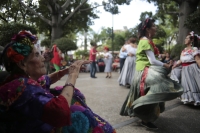 20240912. Tuxtla. Durante las celebraciones de los 31 años de la Creación del Parque jardín de la Marimba en la capital de Chiapas.