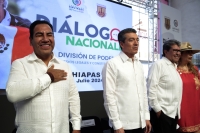 20240709. Tuxtla. Los Diálogos Nacionales, La División de Poderes: medios Legales y Constitucionales, evento que plantea la Reforma Judicial esta mañana en Chiapas.