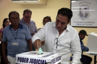 20250601. Tuxtla. Las elecciones del Poder Judicial se realizan esta mañana.