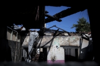 20250722. SCLC. La Casa siniestrada la víspera donde fallece una persona en el Barrio Mexicanos