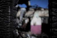 20250722. SCLC. La Casa siniestrada la víspera donde fallece una persona en el Barrio Mexicanos