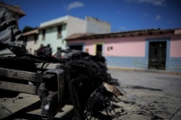 20250722. SCLC. La Casa siniestrada la víspera donde fallece una persona en el Barrio Mexicanos