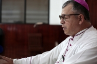 20260222. Tuxtla. Monseñor José Francisco González-González, Arzobispo de Chiapas habla sobre la violencia en México después de la muerte del Mencho.