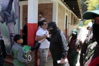 20260723. San Cristóbal. Durante el Encuentro, Semillero, guerra contra la Humanidad convocado por el EZLN esta semana.
