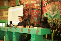 20260723. San Cristóbal. Durante el Encuentro, Semillero, guerra contra la Humanidad convocado por el EZLN esta semana.