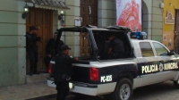 FOTOS DEL LUGAR DEL HOMICIDIO DEL MP EN LA MADRUGADA DE HOY EN SAN CRISTOBAL DE LAS CASAS,( BAR LA MALQUERIDA)‏