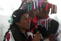 Los sobrevivientes de la masacra de Acteal en 1997, realizan el Foro de Conciencia y Esperanza, contrayendo la Otra Justicia, este medio día en la comunidad donde participaron representantes de Derechos Humanos, el General Francisco Gallardo y voceros de 