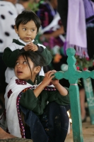 San Pedro Chenalho. 22 de diciembre. Los indígenas de la comunidad Acteal del municipio de San Pedro Chenalho, recuerdan a las victimas de la masacre de 1997 con varios actos de teatro donde participan los jóvenes sobrevivientes recordando los hechos viol