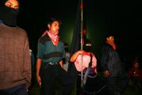 Bandera en Oventik EZLN