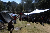 propietario Manuel Pedrero Villanueva a quien acusan de ser Autentico Coleto y que haber recibido un millón de pesos de esta organización para que las familias instalaron un centro poblacional que se denominará a partir de este día San Juan del Río