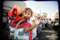 Peregrinos de los municipios de Ácala, Chiapa de Corzo, 20 de Noviembre, Revolución mexicana y de Villa Flores llegan este sábado a Tuxtla para festejar el día de la Guadalupana con los tradicionales recorridos a pie por las calles y avenidas de esta ciud